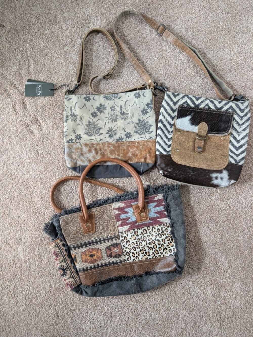 Lot Of Three (3) Myra Bag Purses